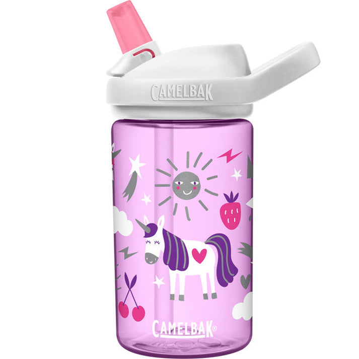 CamelBak Eddy+ Kids Water Bottle 14oz/400ml Unicorn Party Multicolor Age- 12 Months to 6 Years