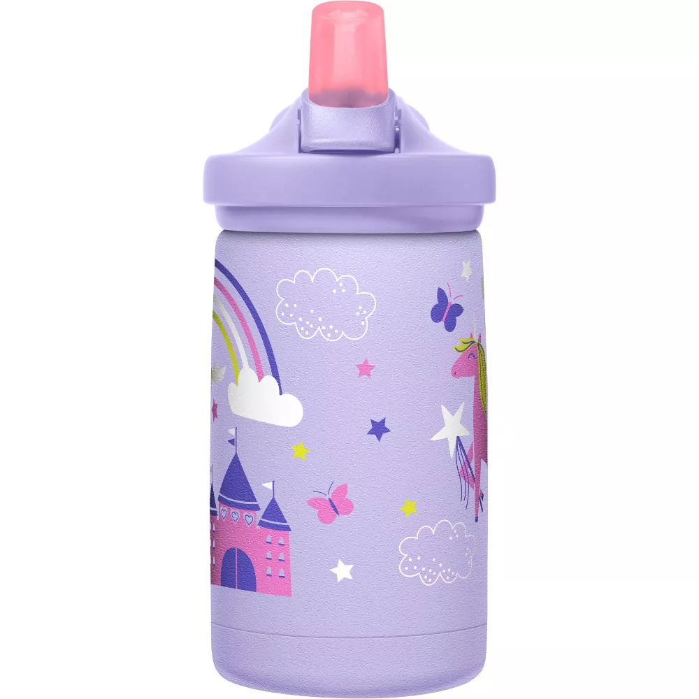CamelBak Magic Unicorns eddy+ Kids Stainless Steel Vacuum Insulated Kids Water Bottle 12oz Multicolor Age- 3 Years & Above