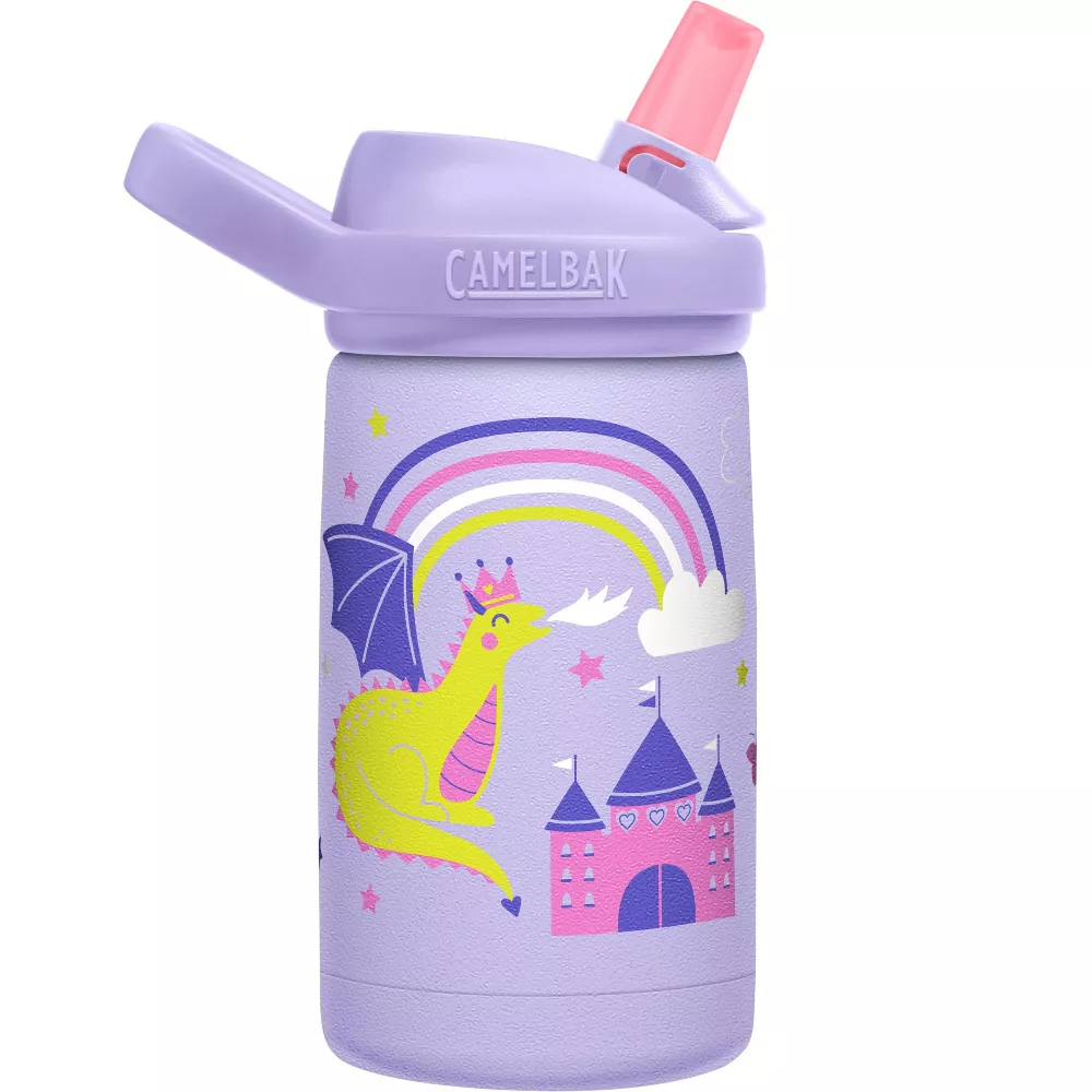 CamelBak Magic Unicorns eddy+ Kids Stainless Steel Vacuum Insulated Kids Water Bottle 12oz Multicolor Age- 3 Years & Above