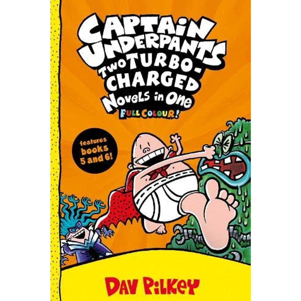 Captain Underpants Two Turbo-Charged Novels in One Full Colour (Book  and 6) 