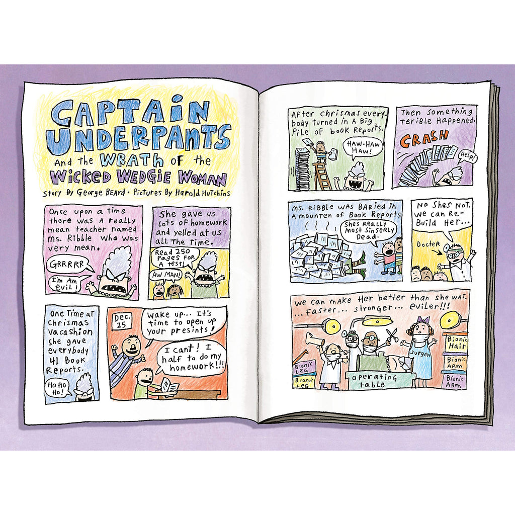 Captain Underpants Two Turbo-Charged Novels in One Full Colour (Book  and 6) 