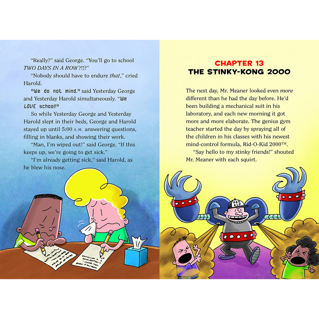 Captain Underpants and the Sensational Saga of Sir Stinks-a-Lot Colour (Book 12)