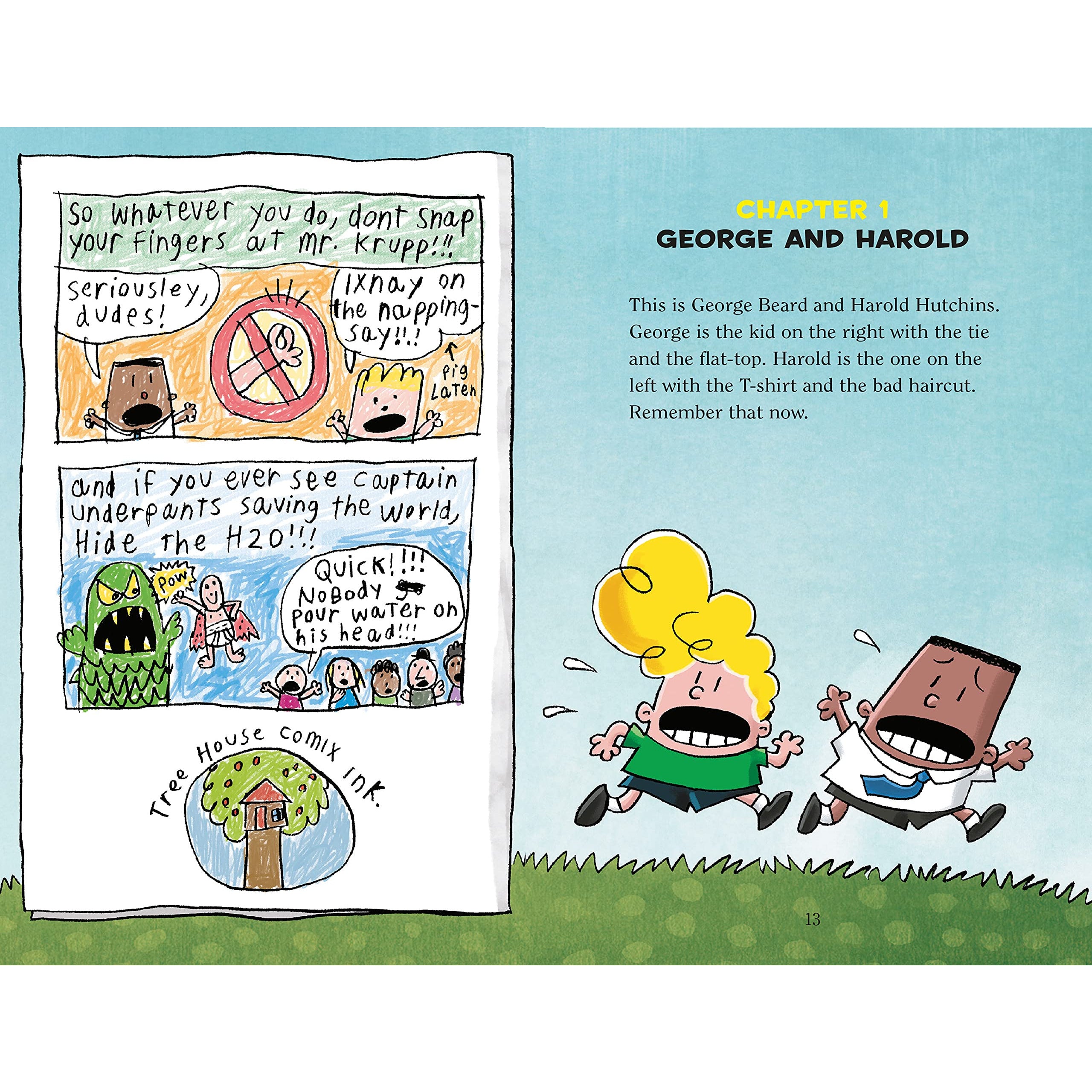 Captain underpants outlet full colour