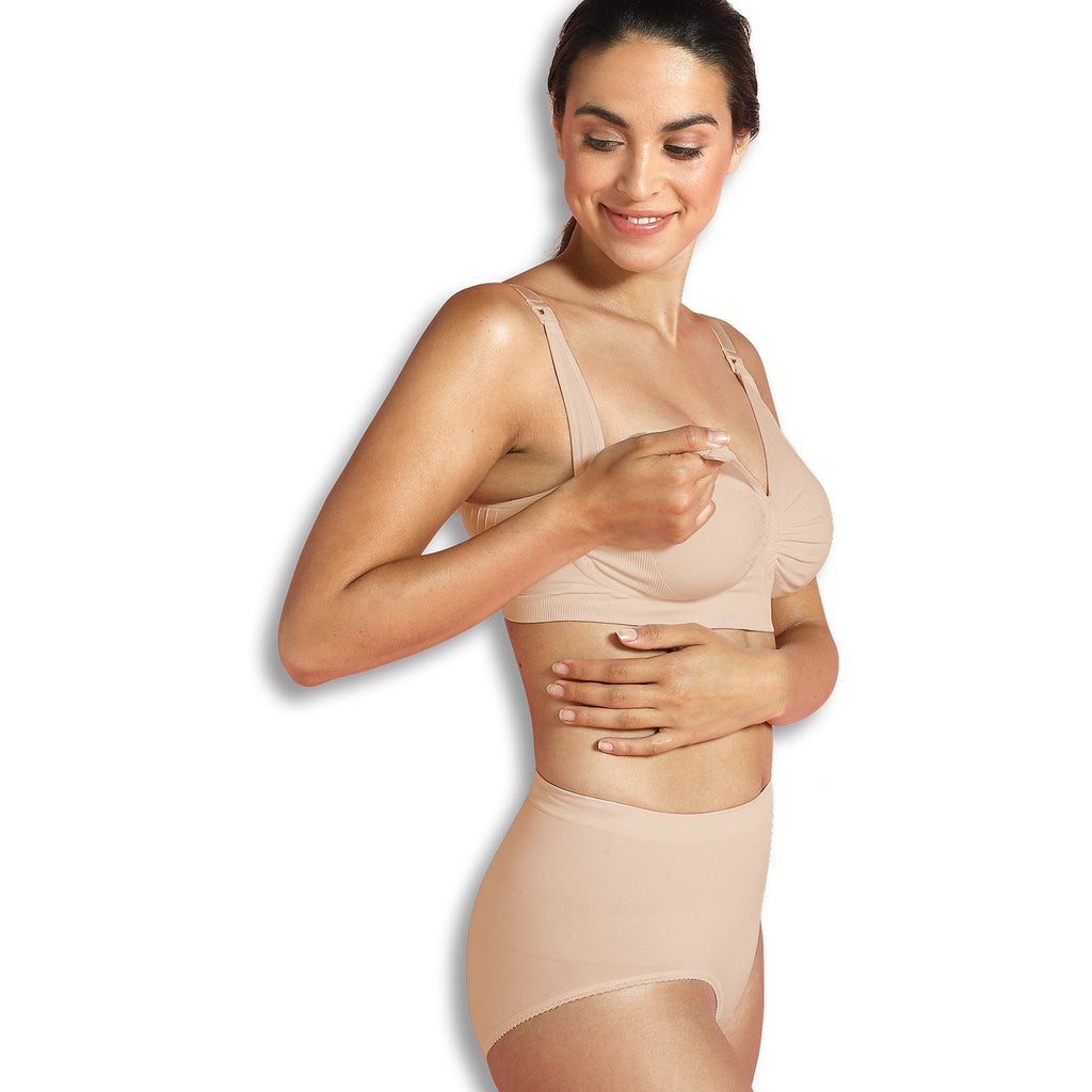 Carriwell Maternity & Nursing Bra With Carri-Gel Support - Honeysmall) for Mums