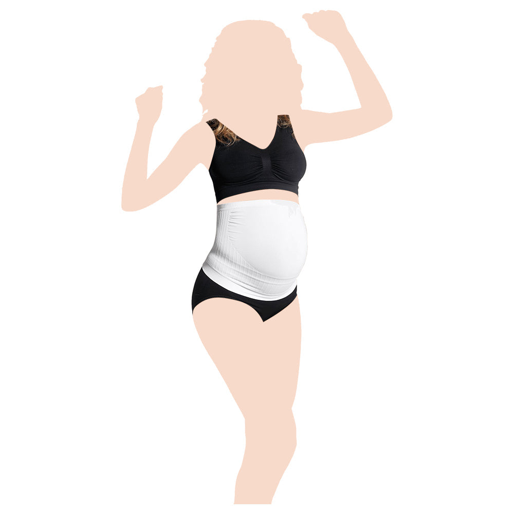 Carriwell Seamless Maternity Support Band in White -Small for Mothers