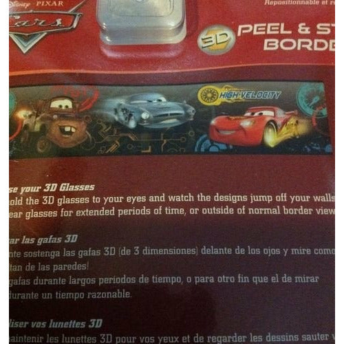 Roommates Cars 3D Border With Viewer Kids
