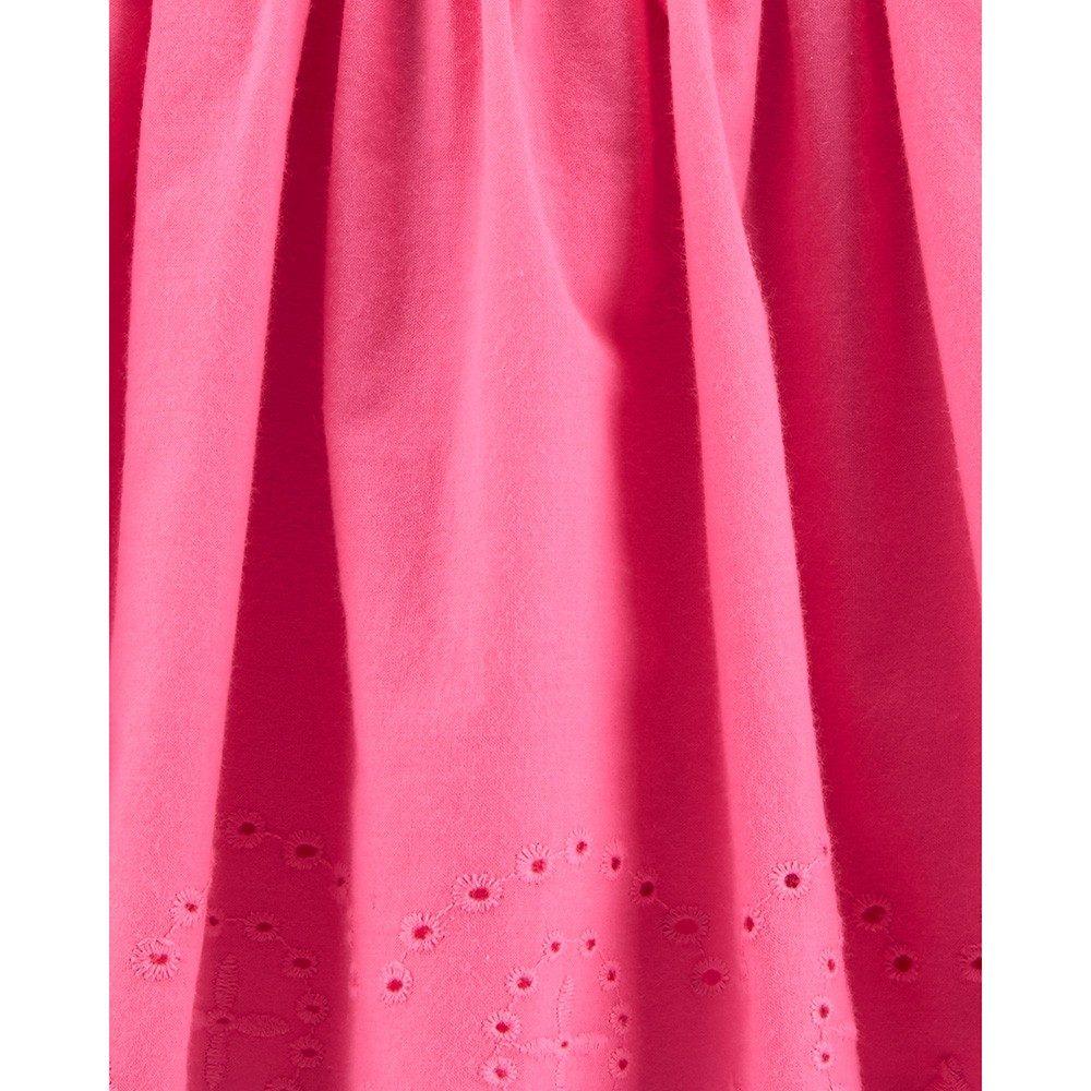 Carter's Embroidered Floral Poplin Dress Girl Pink 1H313210