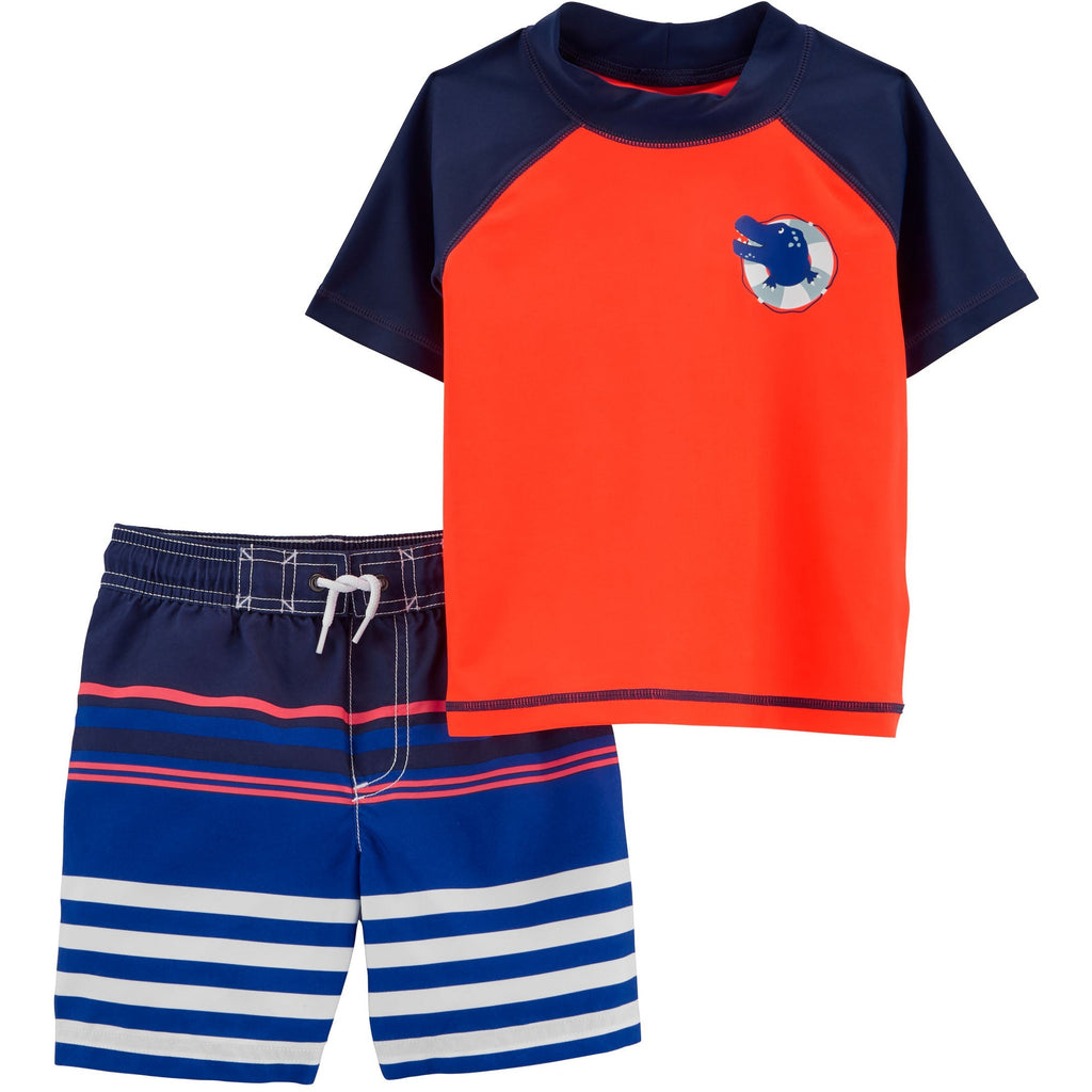 Carter's Infants Boys 2-Piece Rashguard Swim Wear Set Multicolor 1N427010