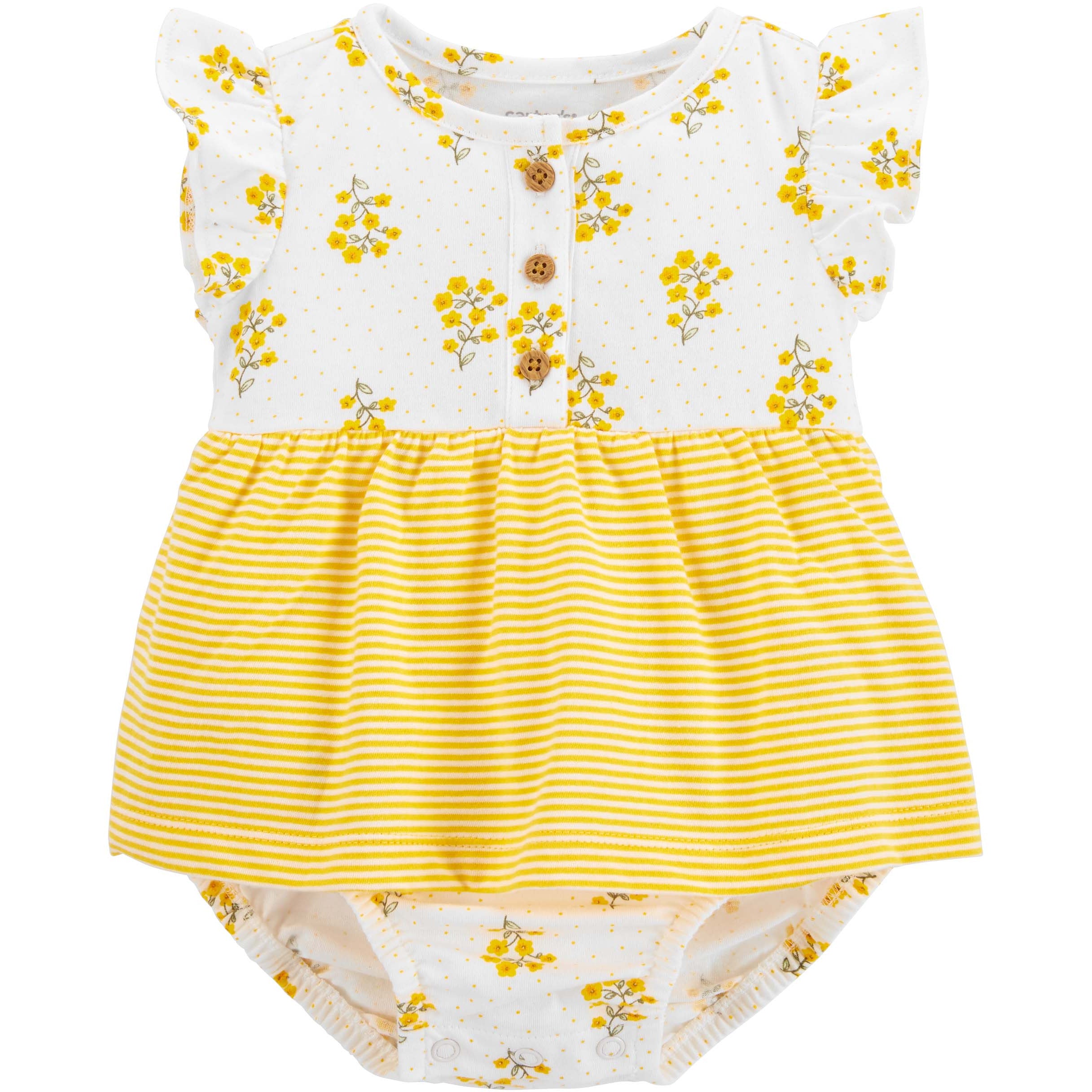 Carters yellow floral dress store