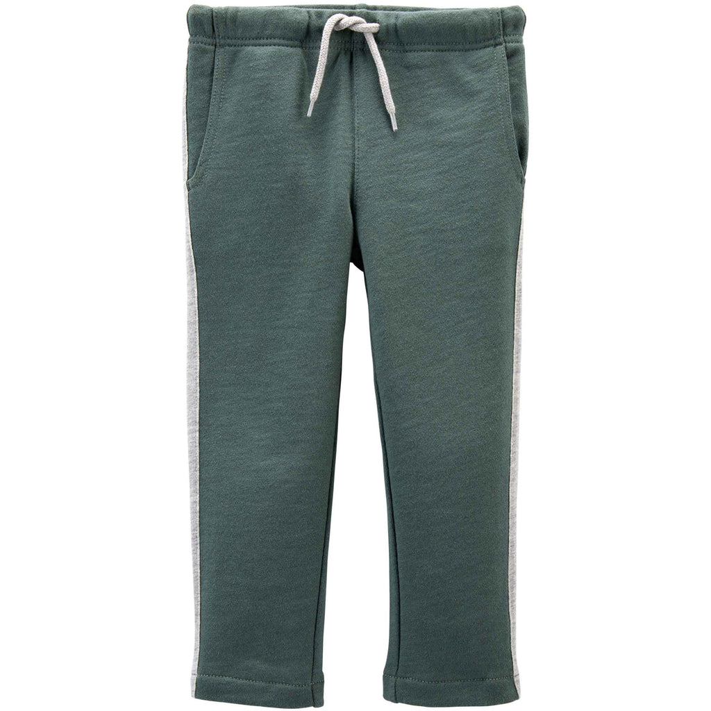 Carter's Toddlers Boys Pull-On French Terry Pants Olive 2M040910