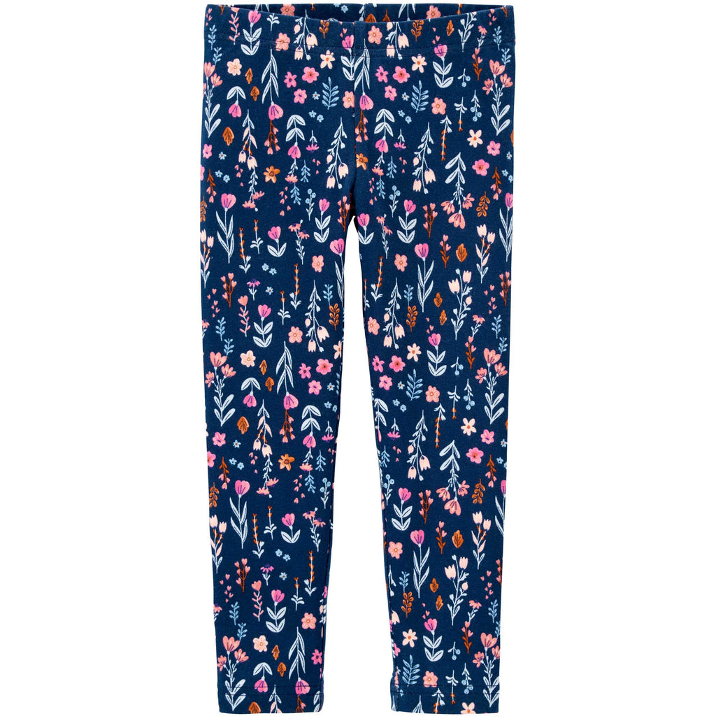 Carter's Toddlers Girls Floral Leggings Navy 2M735510