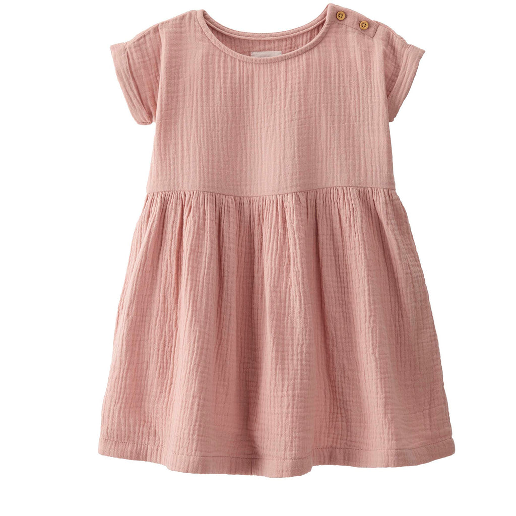 Carter's Toddlers Girls Organic Cotton Gauze Dress Rose 2N144710