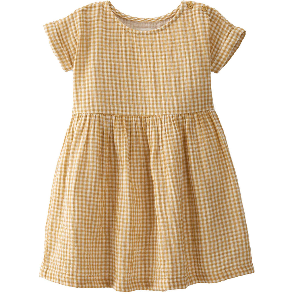 Carter's Toddlers Girls Organic Cotton Gauze Dress Yellow 2N144610