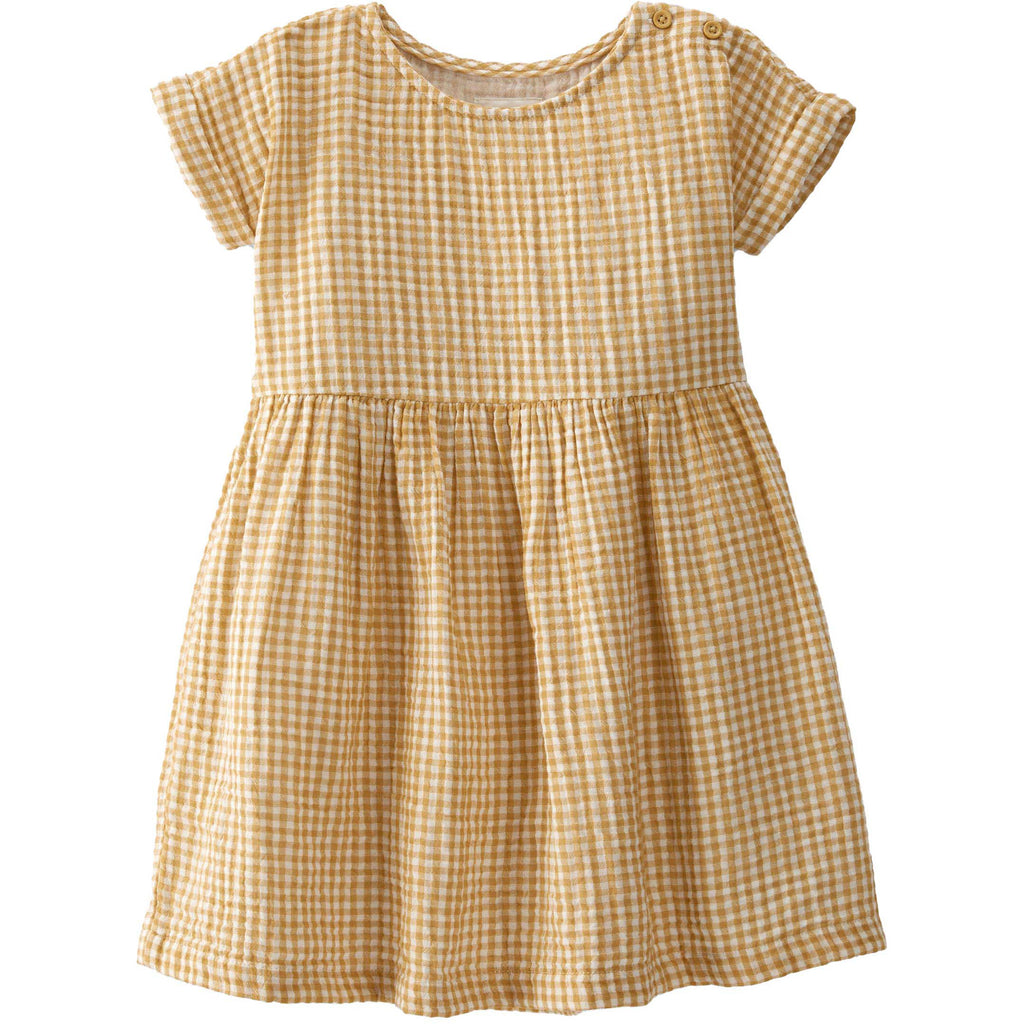 Carter's Toddlers Girls Organic Cotton Gauze Dress Yellow 2N144610