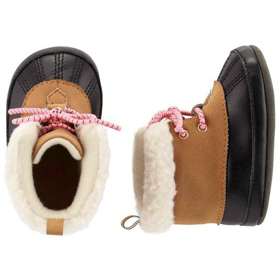 Carter's Baby Girls Duck Boot Shoes Black Age-0-24 Months