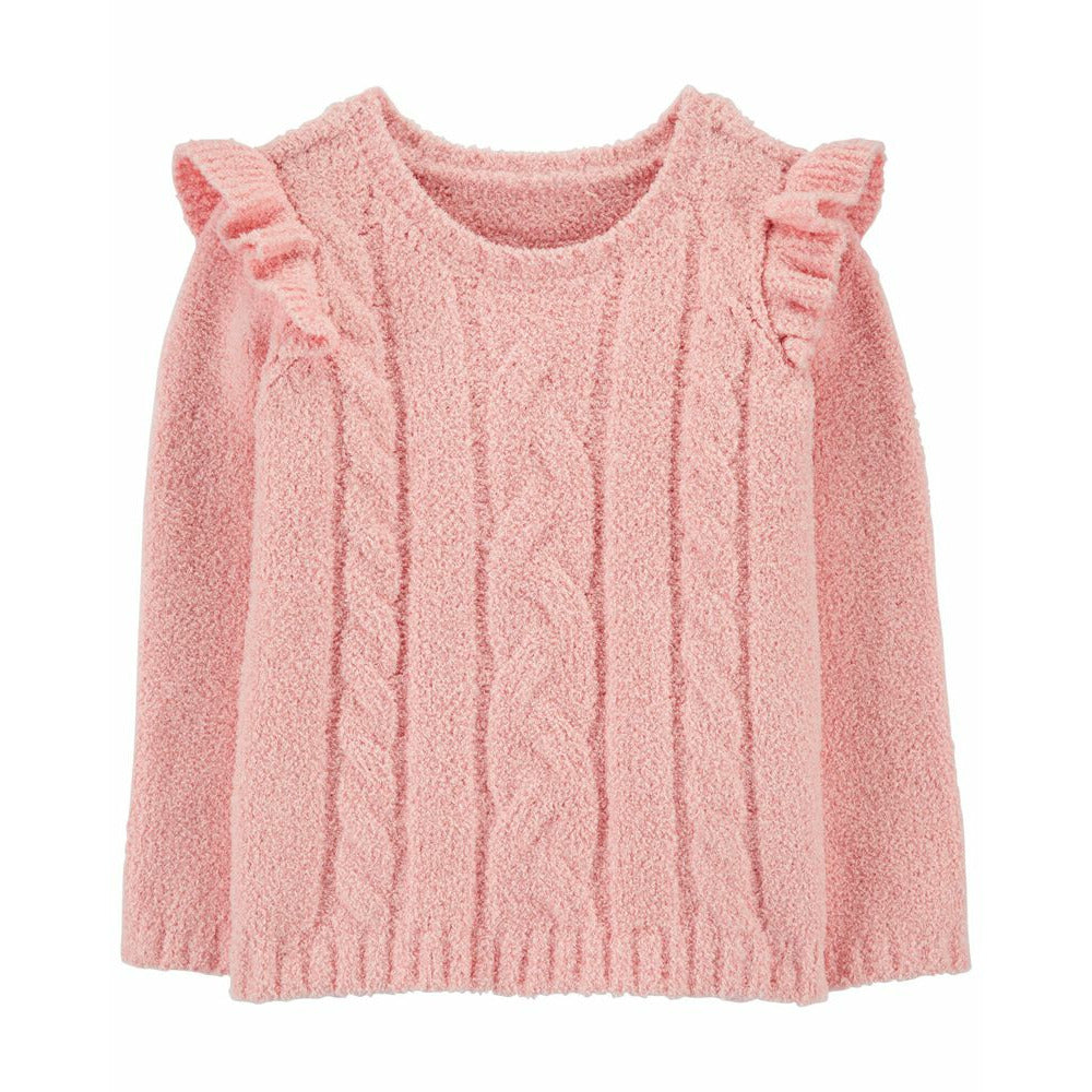 Carter s Cable Knit Sweater Pink Age 4 Years Above 3M710410