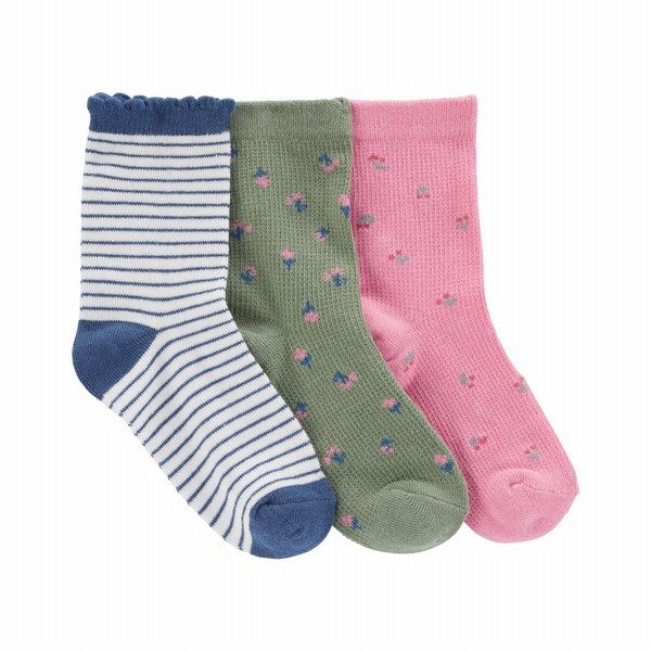 Carters Girls 3-Pack Cherry Socks Multicolor 3N111110