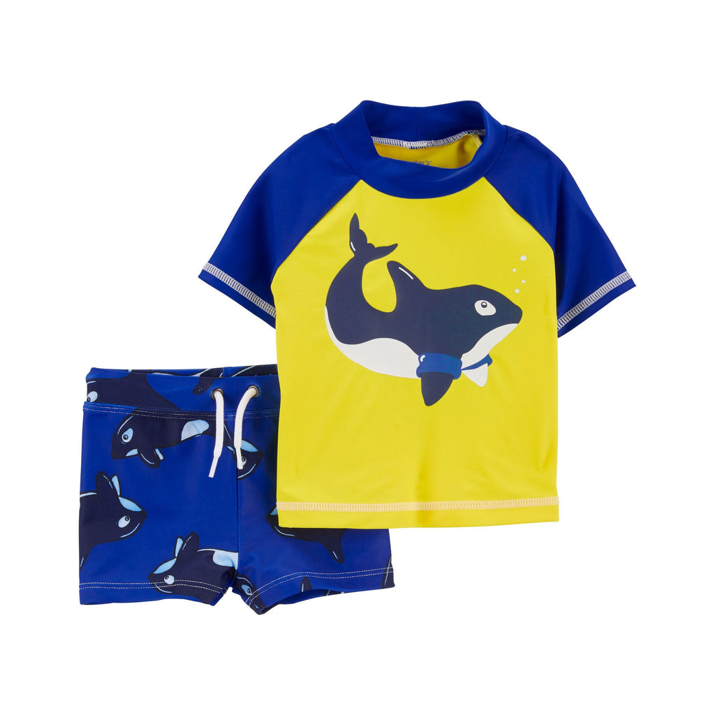 Carters Infant Boys 2-Pack Whale Rashguard Set Assorted 1N121210