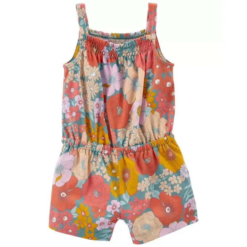 Carters Infant Girls Flower Power Romper 1N071310