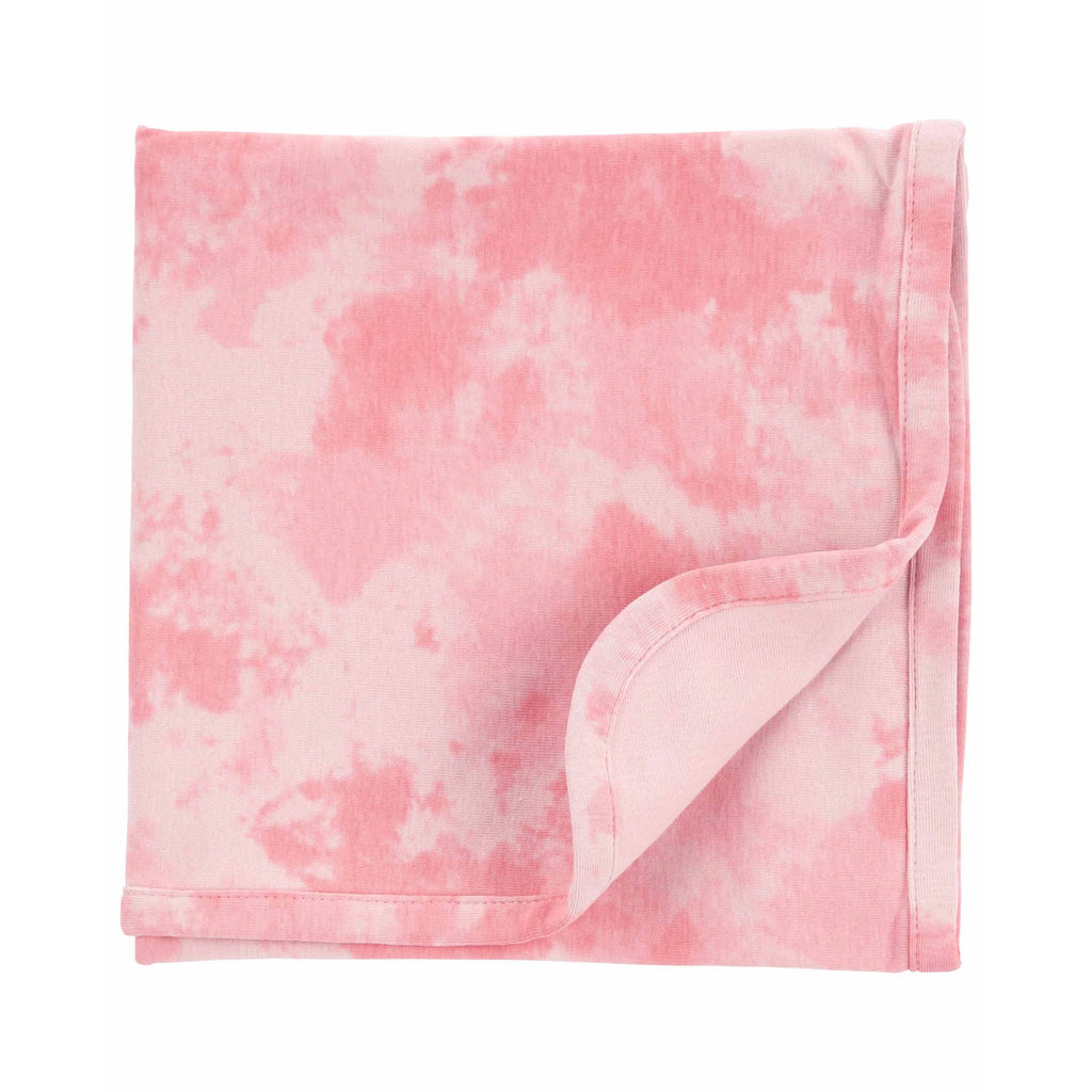 Carters Infant & Toddler Girls Tie-Dye Cotton Plush Blanket Pink 9N113310