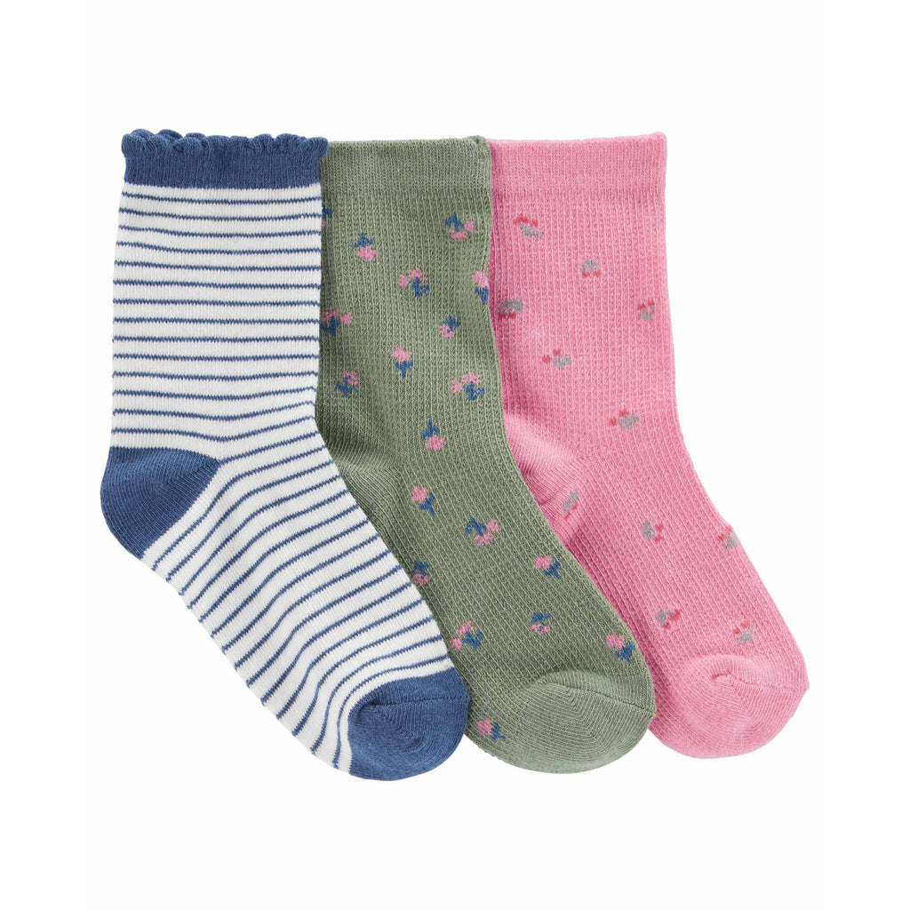 Carters Toddler Girls 3-Pack Cherry Socks Multicolor 2N111110