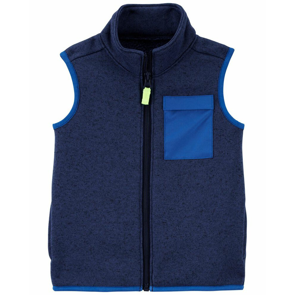 Boys zip up vest cheap