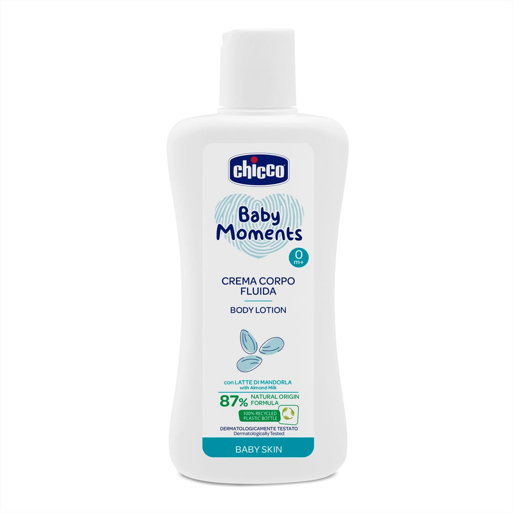 Chicco Baby Moments Body Lotion for Babies 200ml Age- Newborn & Above