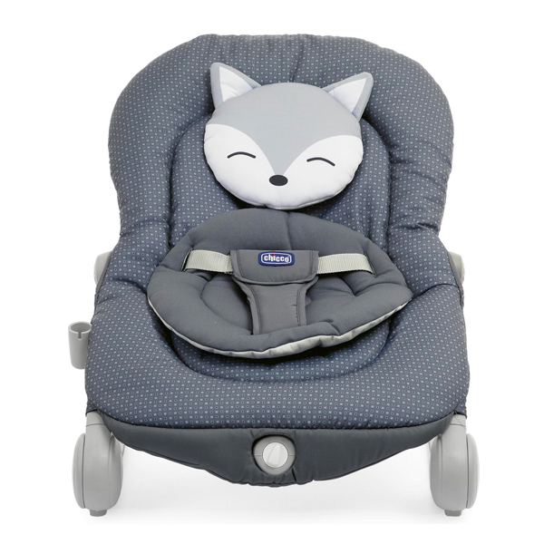 Chicco Foxy Balloon Baby Bouncer Dark Grey Age- Newborn upto 18 Kgs
