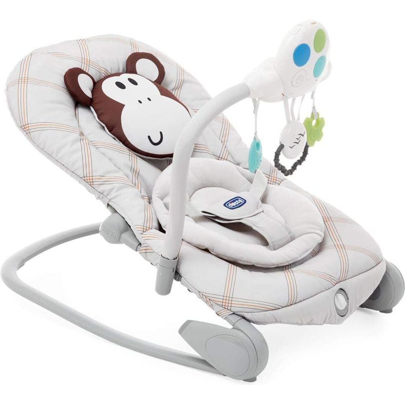 Chicco Balloon Baby Bouncer Monkey Age- Newborn to 6 Months (Holds upto 18 Kgs)