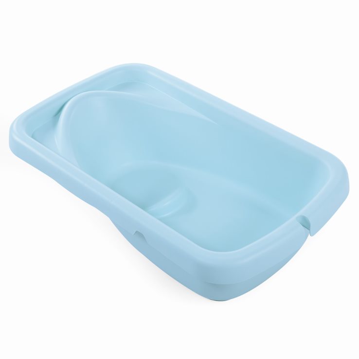 Chicco Cuddle & Bubble Comfort Baby Bath Bath Tub & Changing Table Comfort Blue Ocean Age- Newborn to 12 Months