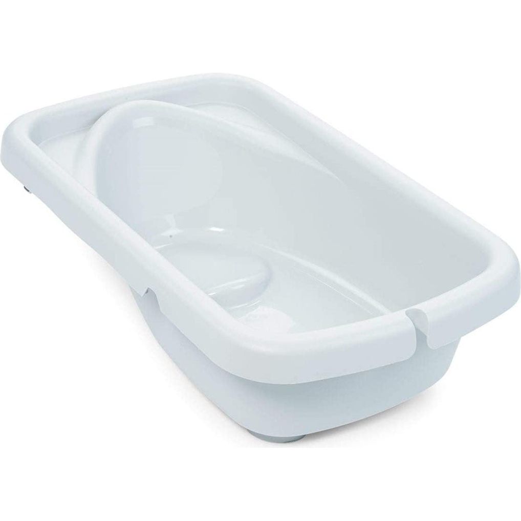 Chicco Cuddle & Bubble Comfort Baby Bath Bath Tub & Changing Table White Dots Age- Newborn to 12 Months