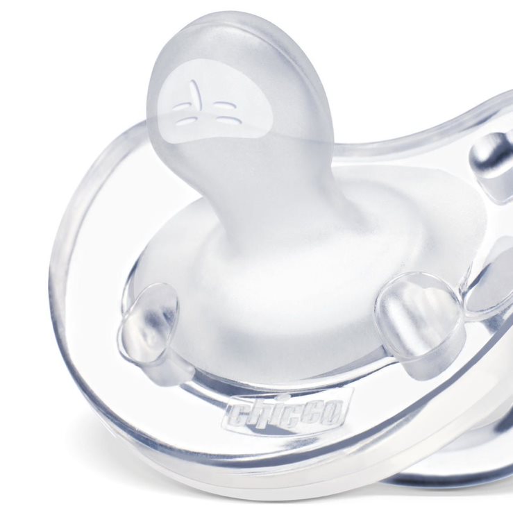 Chicco First Starter Feeding Bottles Set Large Transparent/White Age- Newborn & Above
