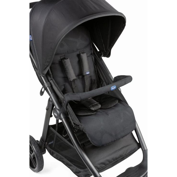 Chicco Multiride Stroller Jet Black Age- Newborn to 4 Years