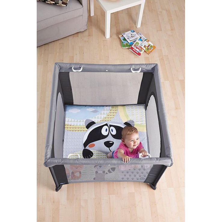 Chicco Open Box Fancy Playpen Honey Bear Age- Newborn to 12 Months