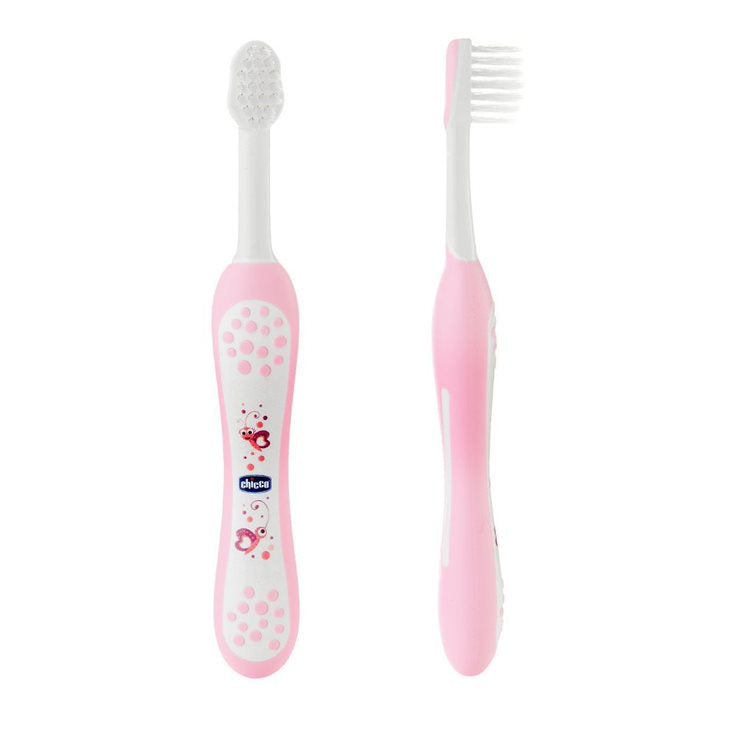 Chicco Toothbrush Pink Age- 6 Months to 36 Months
