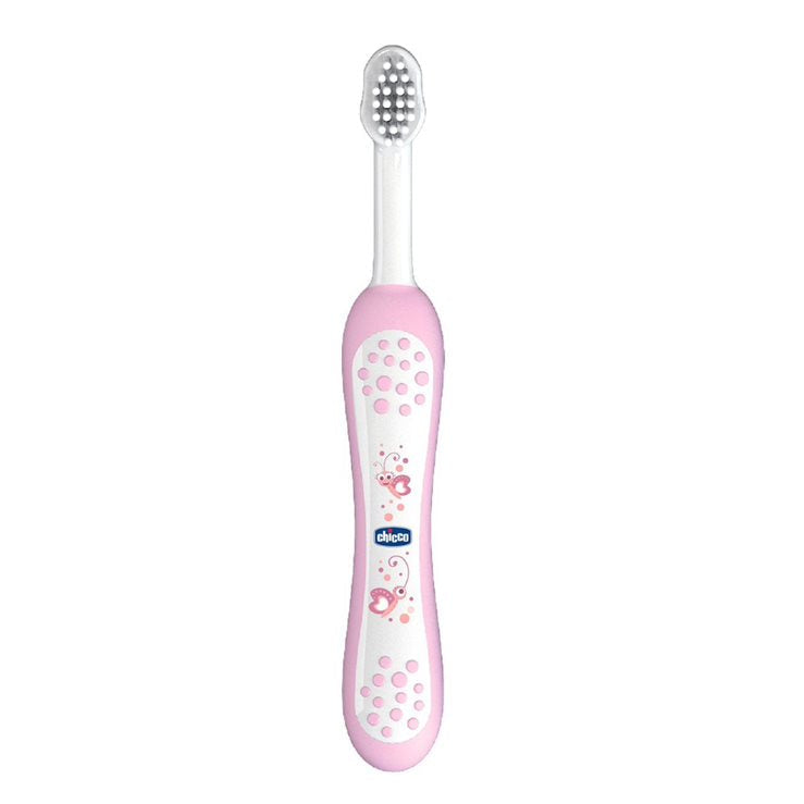 Chicco Toothbrush Pink Age- 6 Months to 36 Months