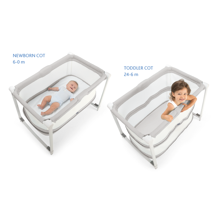 Chicco Zip & Go Travel Crib Glacial Age- Newborn to 2 Years