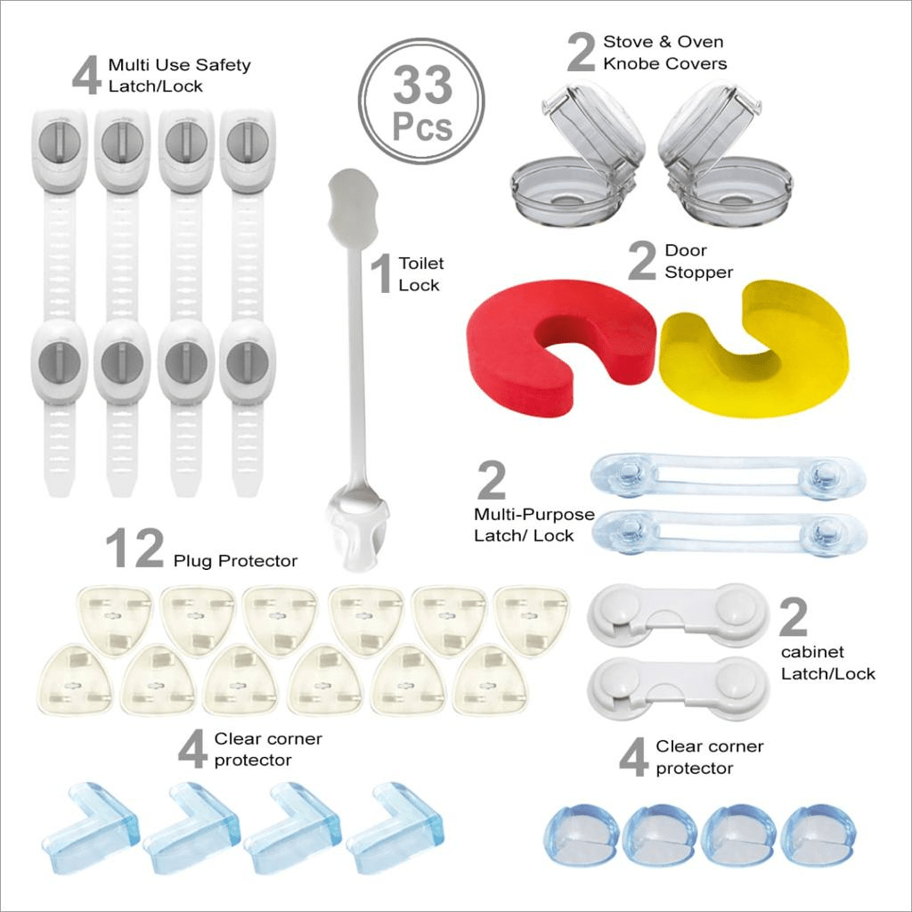 Chuku 33 pieces Baby Safety Pack Age 6m+ Multi
