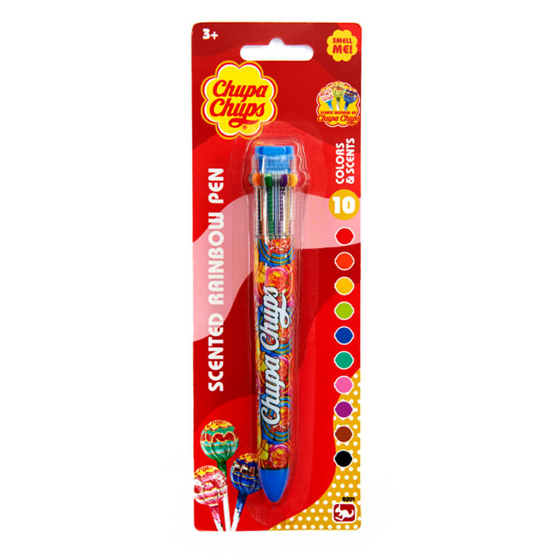 Chupa Chups Scented Rainbow Pen Multicolor Age-3 Years & Above