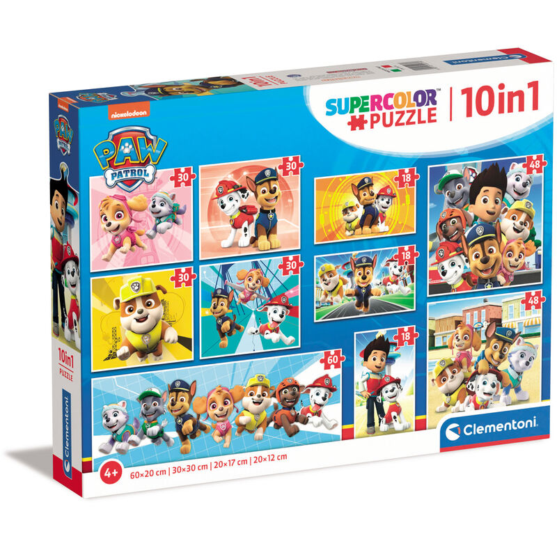 Clementoni 10 in 1 Paw Patrol Puzzle Age- 4 Years & Above