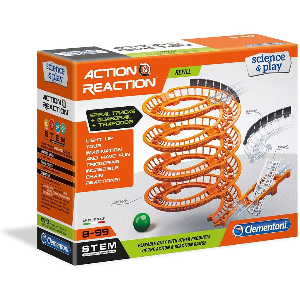 Clementoni Action & Reaction Spiral Tracks Age- 8 Years & Above