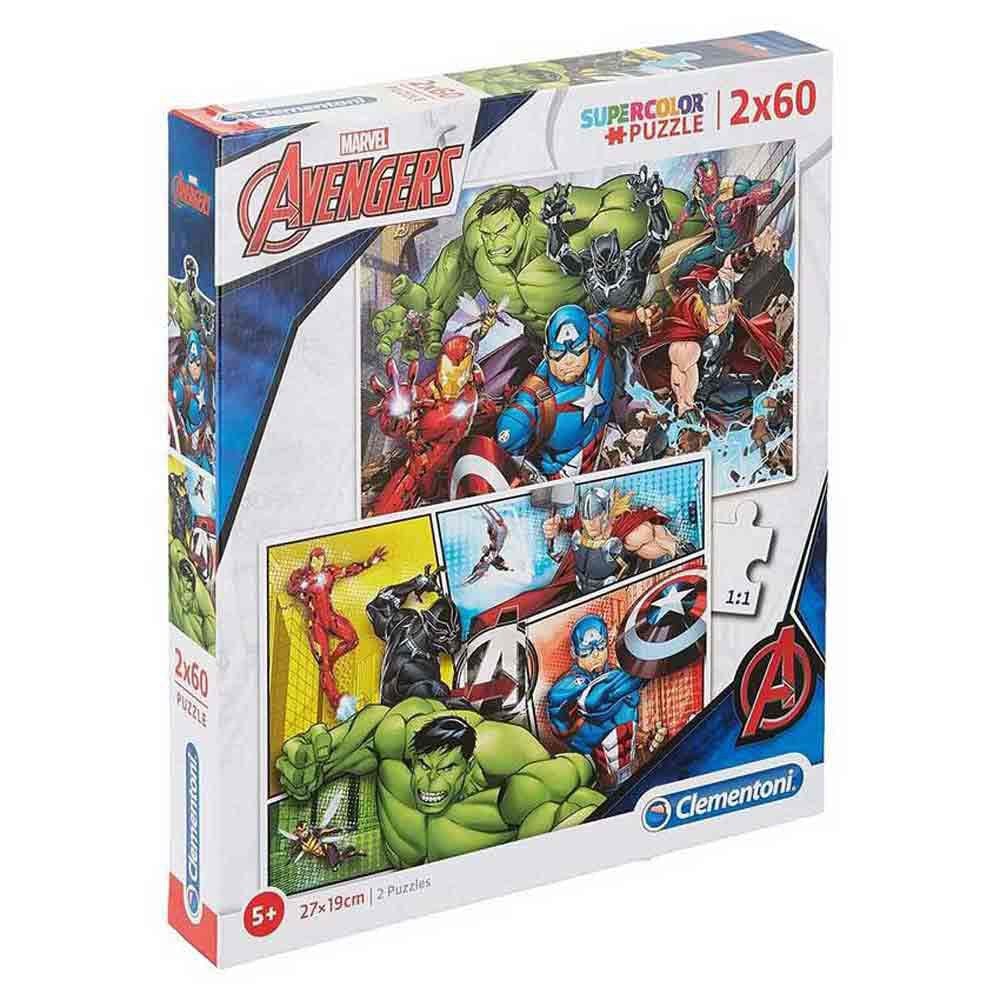Clementoni Avengers 2019 Puzzle 2 x 60 Pieces 5Y+