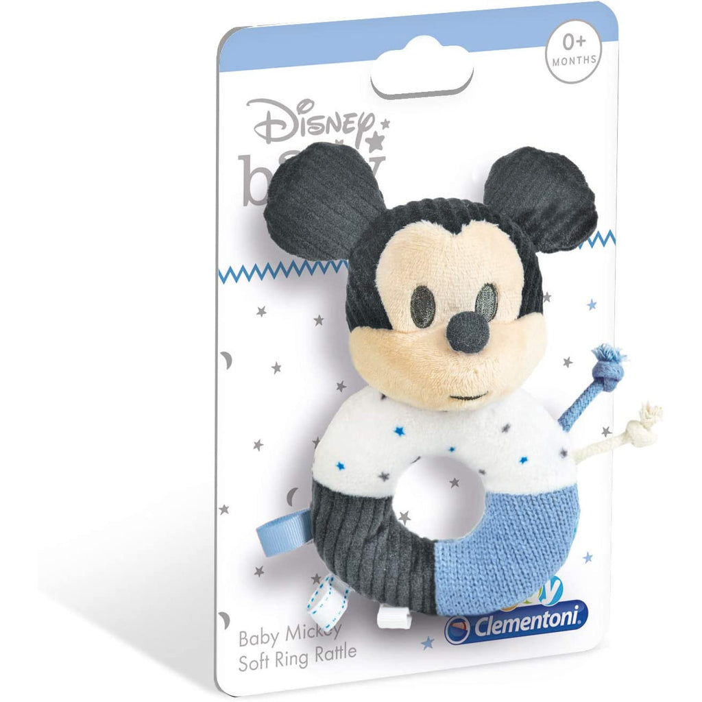 Clementoni Baby Mickey Soft Ring Rattle Toy Age- Newborn & Above