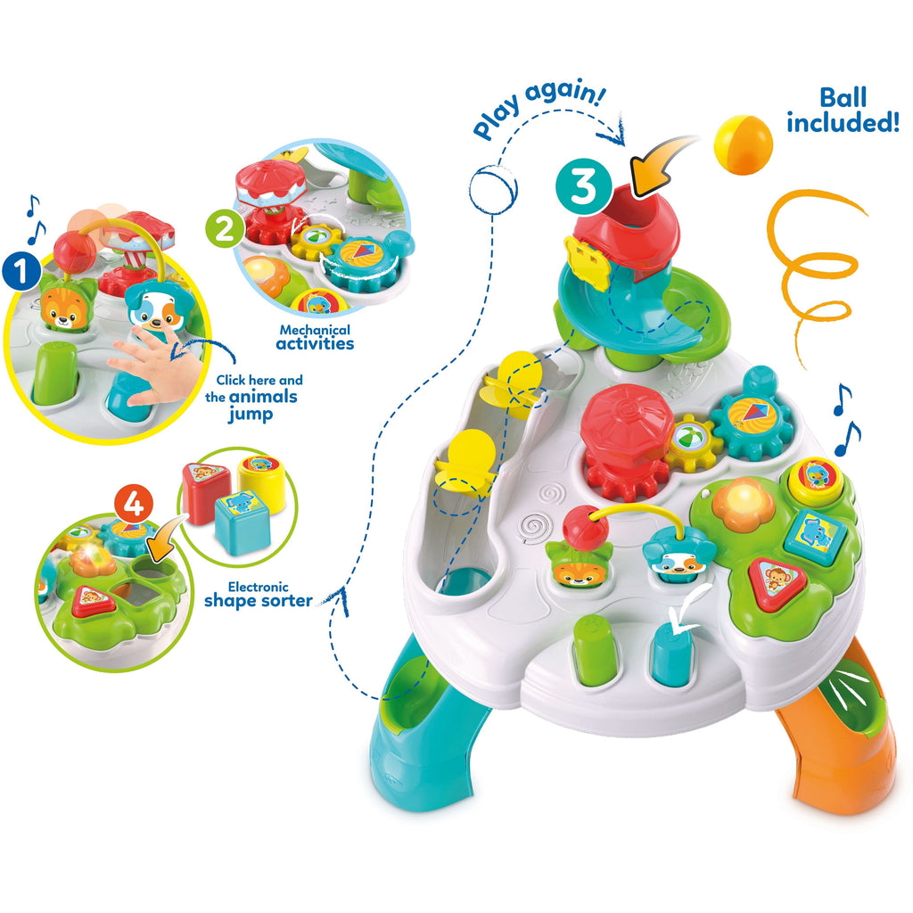 Clementoni Baby Park Activity Table Multicolor Age- 12 Months & Above