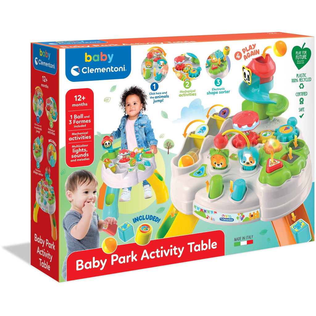 Clementoni Baby Park Activity Table Multicolor Age- 12 Months & Above
