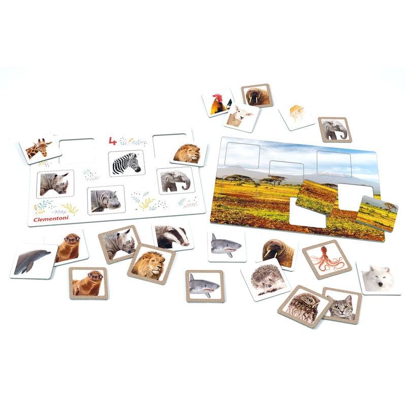 Clementoni Young Learner Where Do They Live 65 Pieces 4Y+