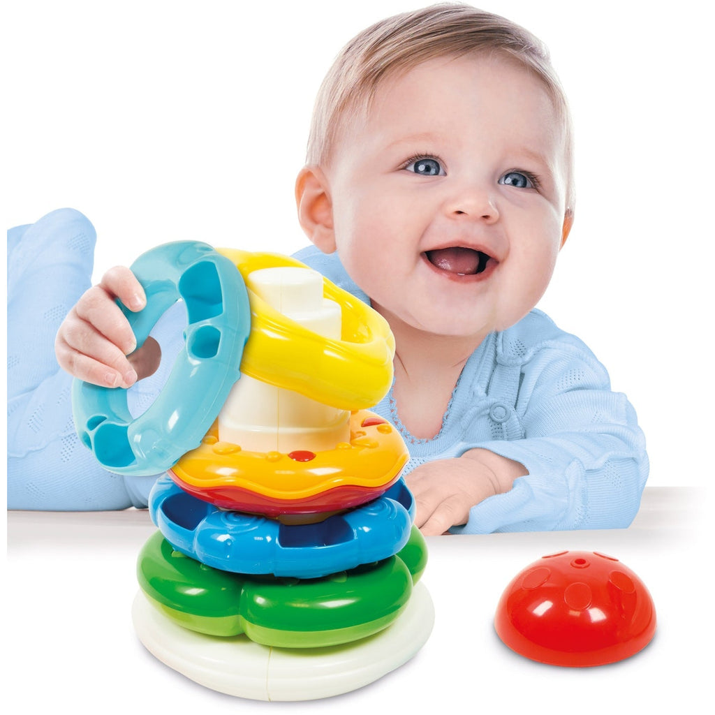 Clementoni Colored Stacking Rings Age- 6 Months to 36 Months