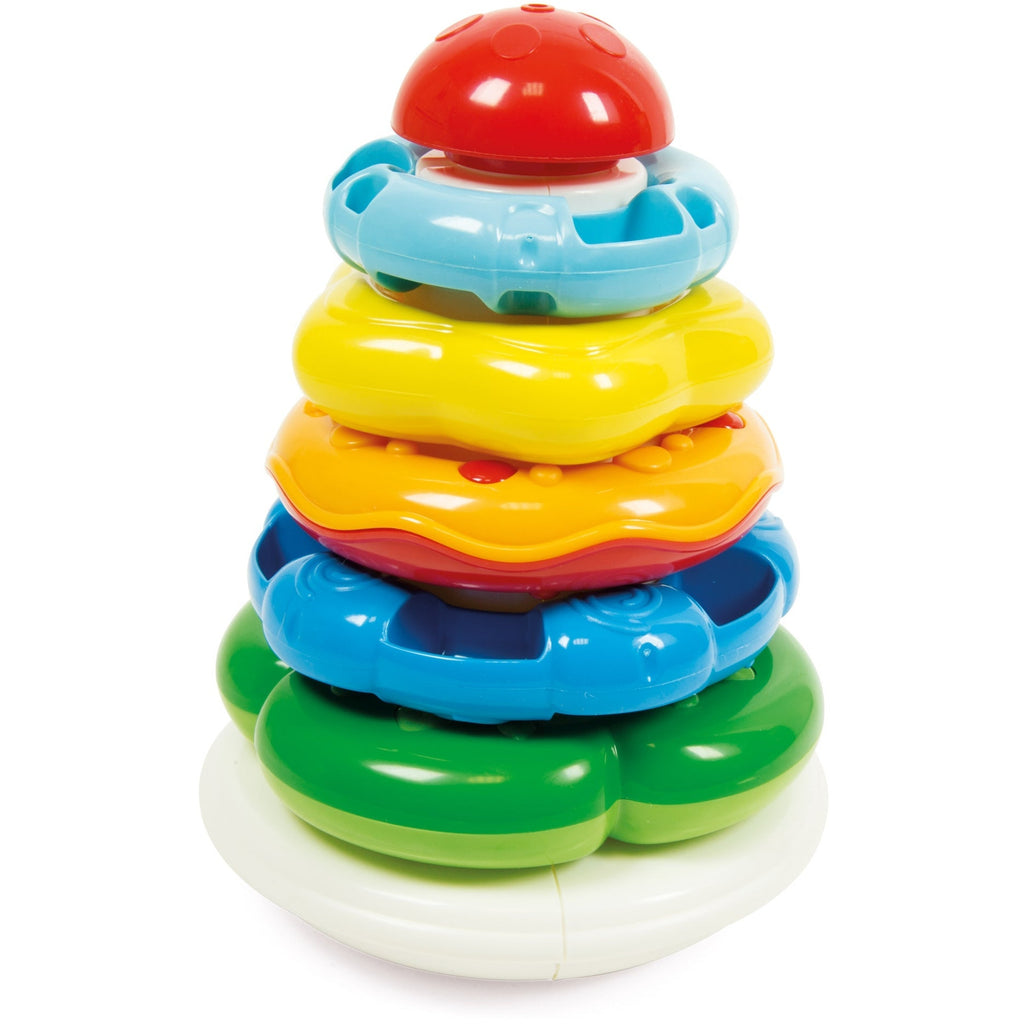 Clementoni Colored Stacking Rings Age- 6 Months to 36 Months