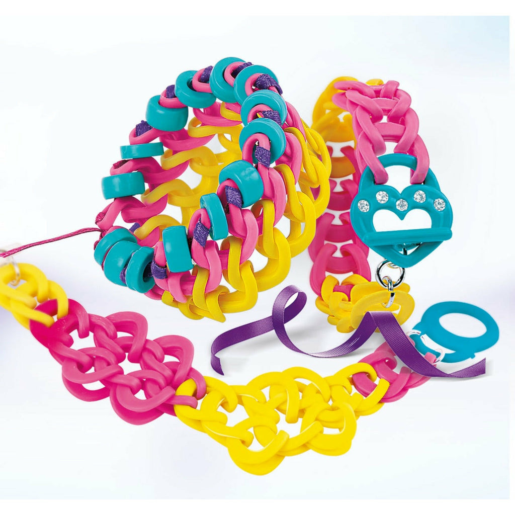 Clementoni Crazy Chic - -Enjoy Bracelets Happiness 7Y+