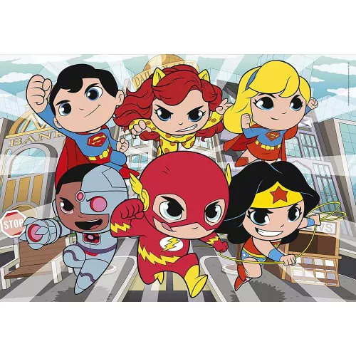 Clementoni DC Comic Super Friends Puzzle 104 Maxi Puzzle 104 Pieces Age- 4 Years & Above